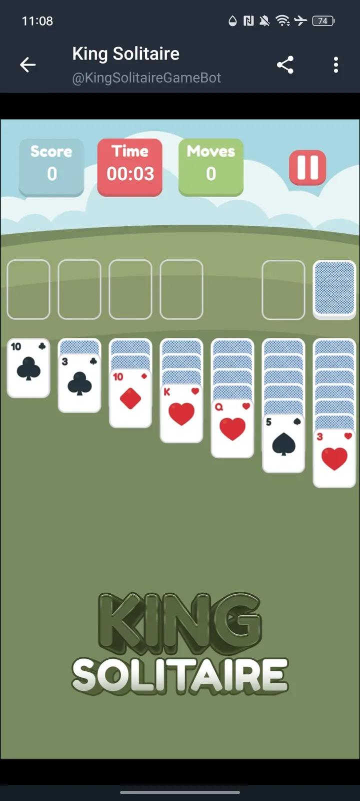 King Solitaire Game 2