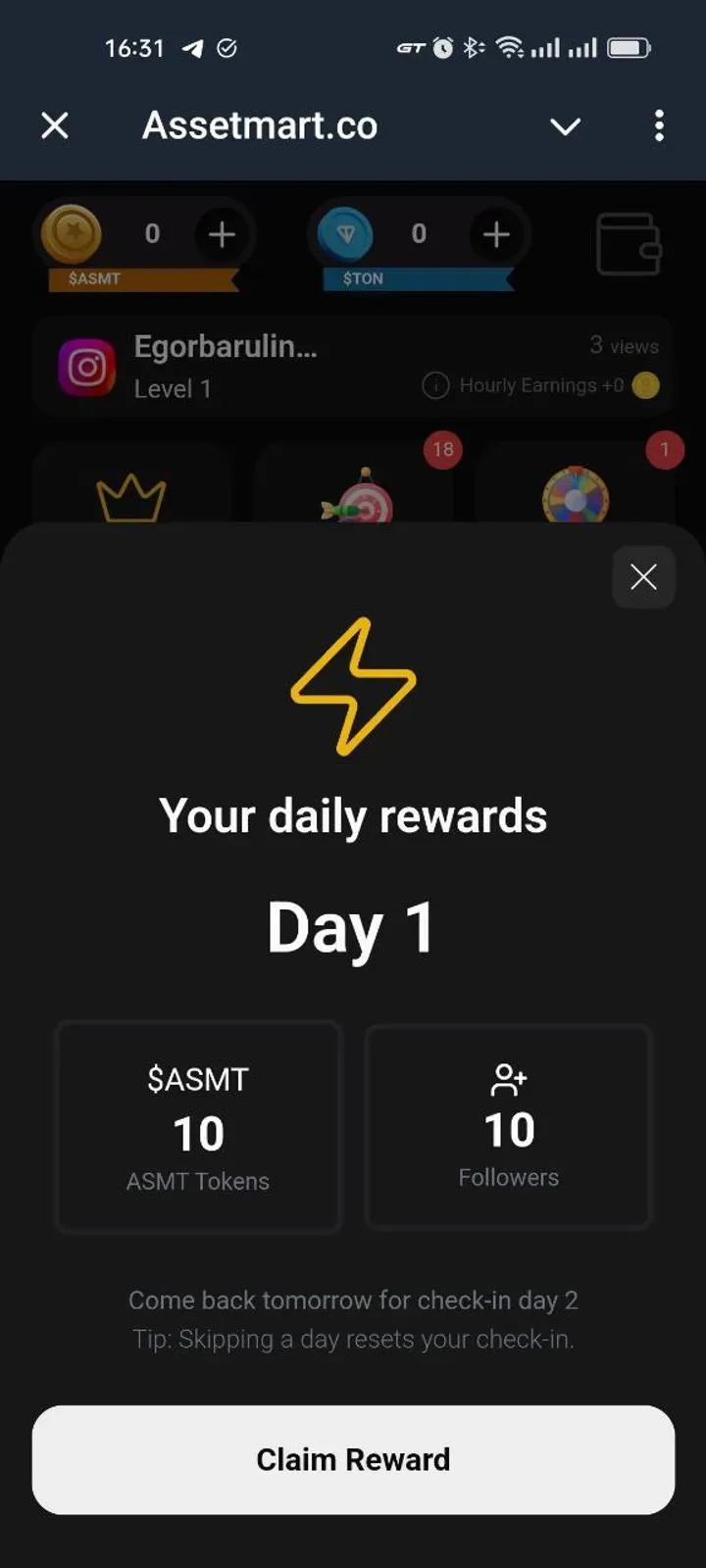 Assetmart Telegram Screenshot 6
