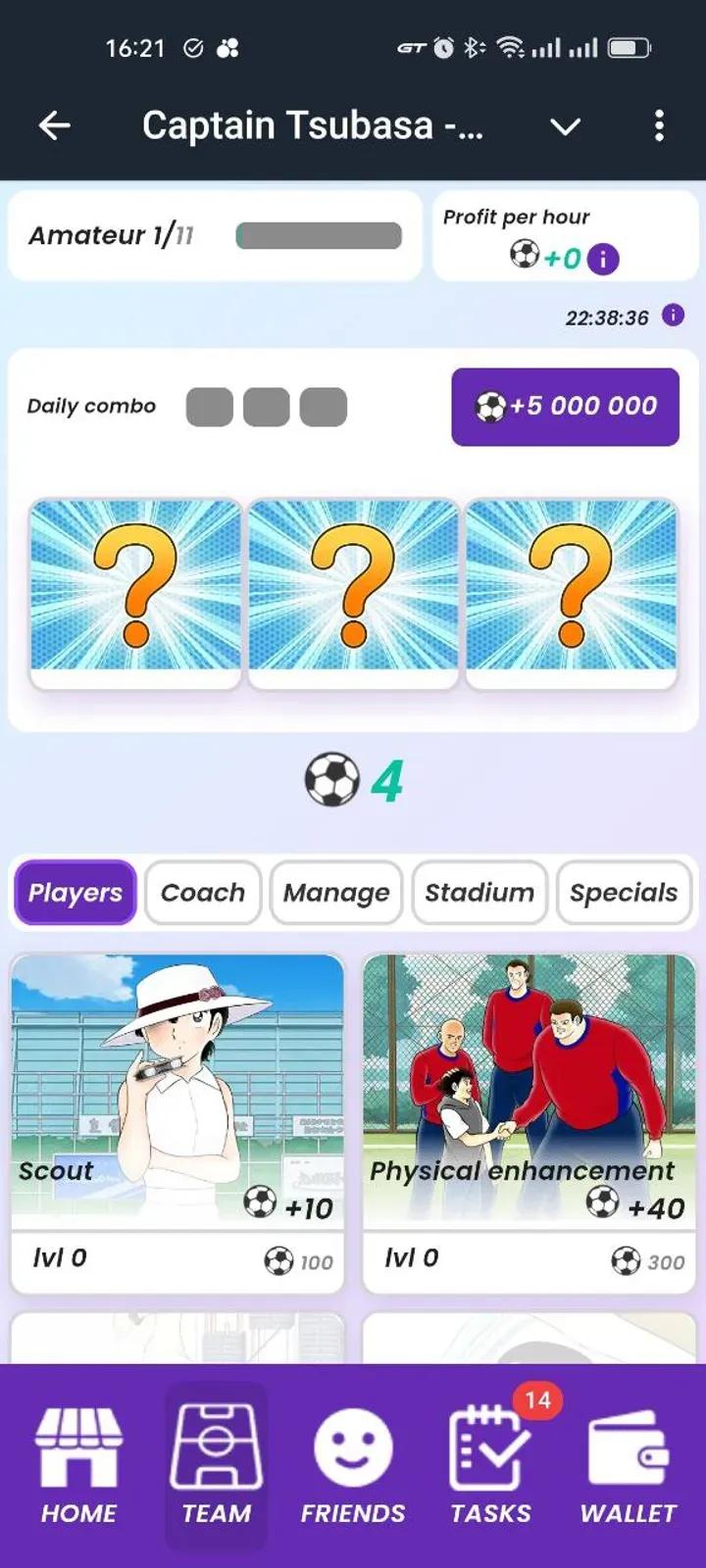 Captain Tsubasa -RIVALS- on TG 4