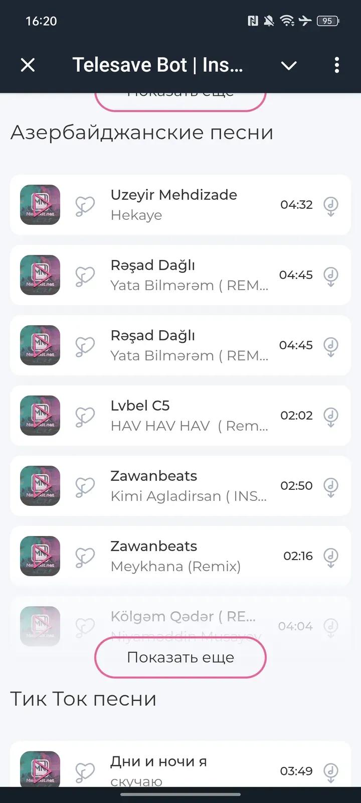 Telesave Bot | Shazam Instagram Tiktok 3