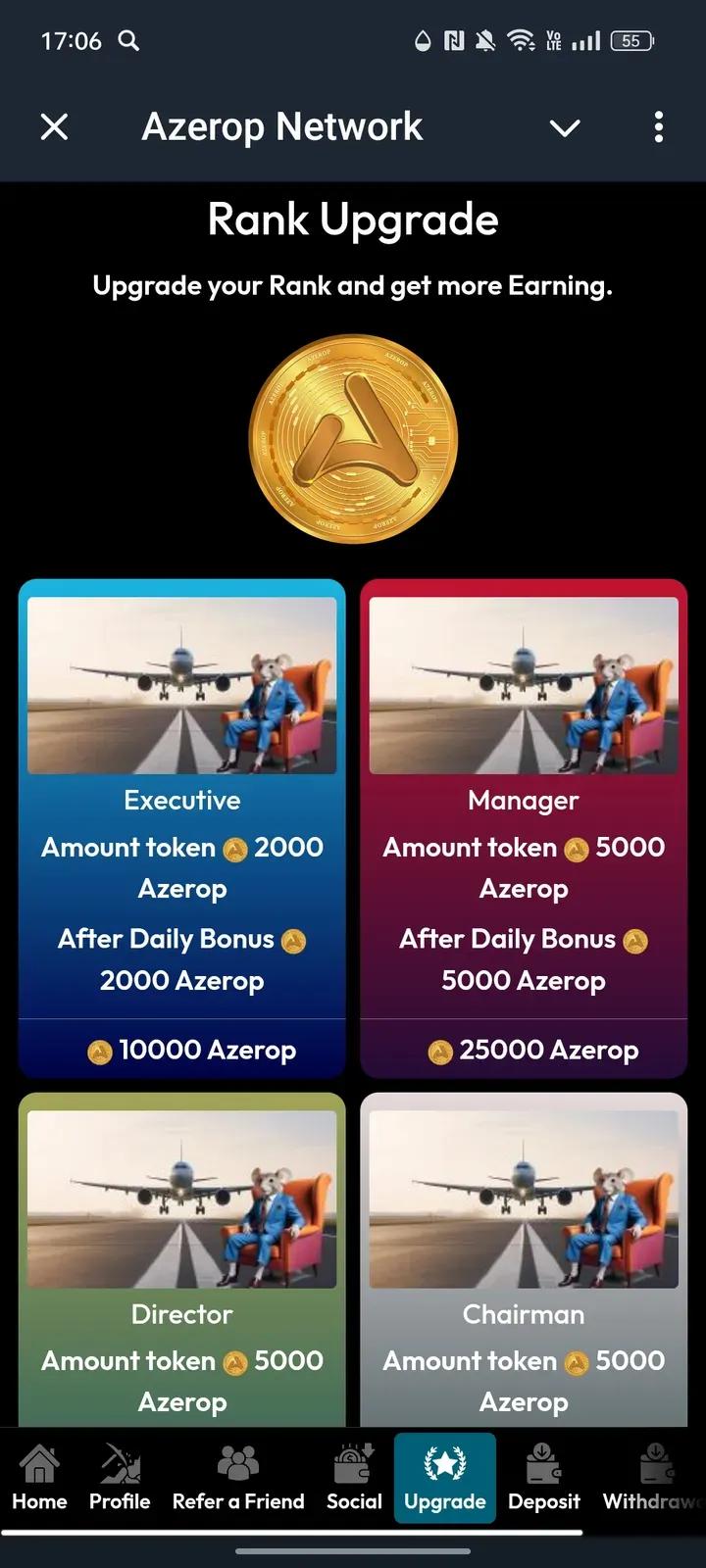 Azerop Network Telegram Screenshot 3