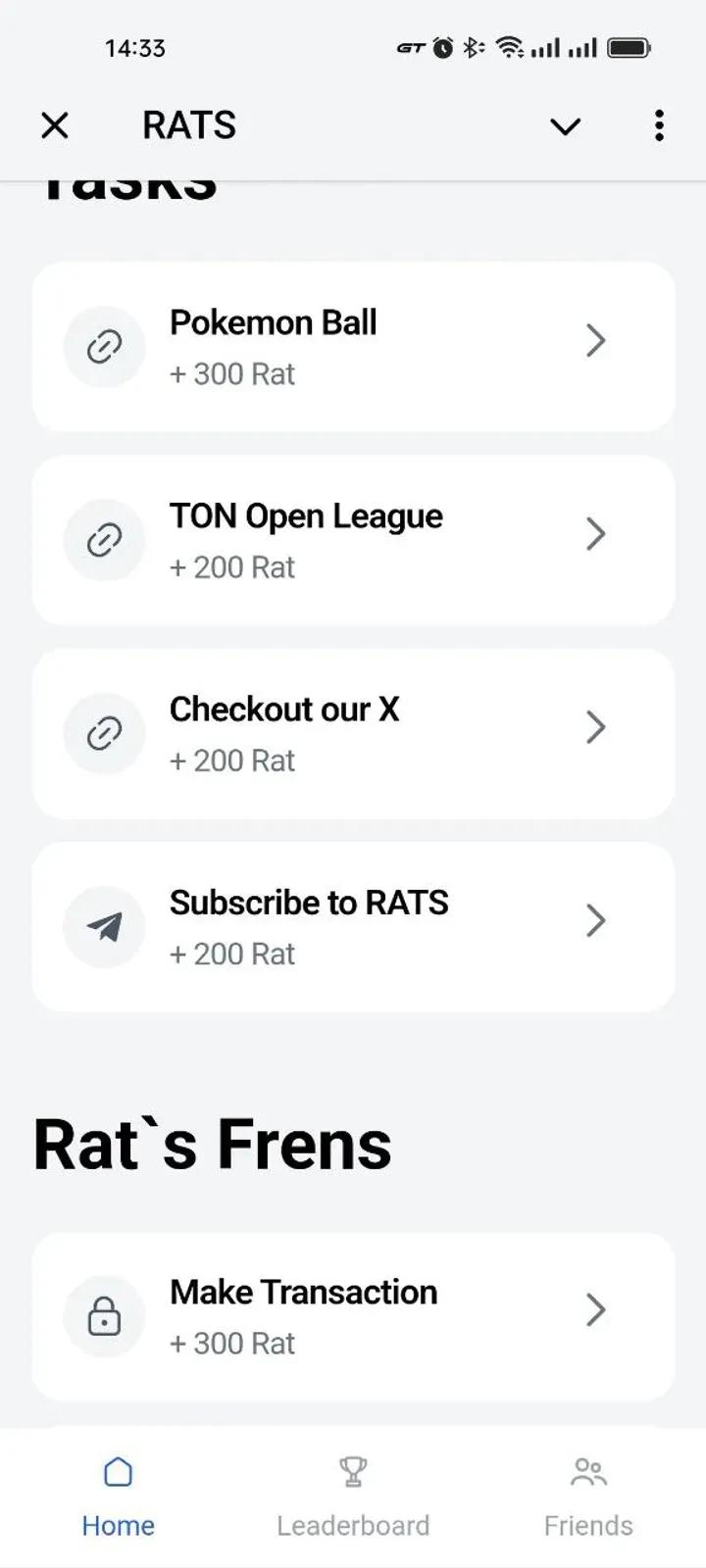 RATS в Телеграм — скриншот 1