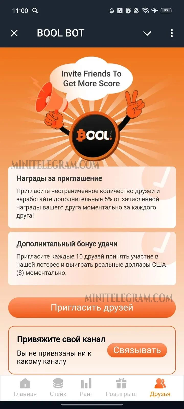BOOL BOT — Mini App de Telegram para ganar $tBOL