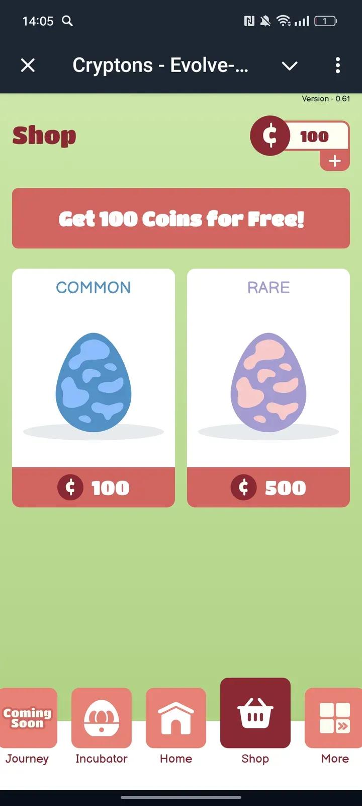 Cryptons — Evolve-2-Sell game 2