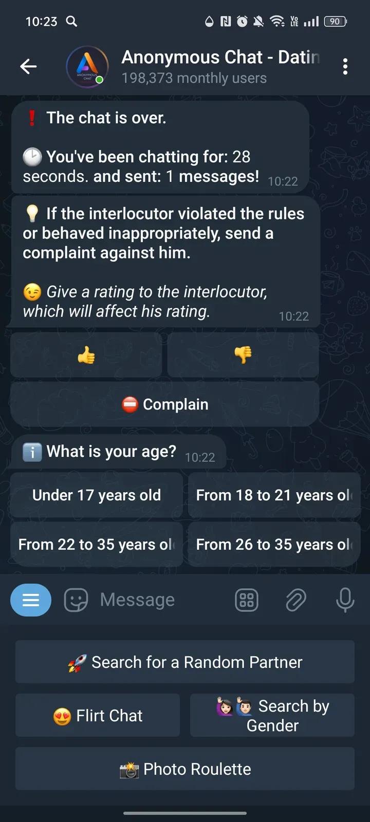 Anonymous Chat — Dating 4