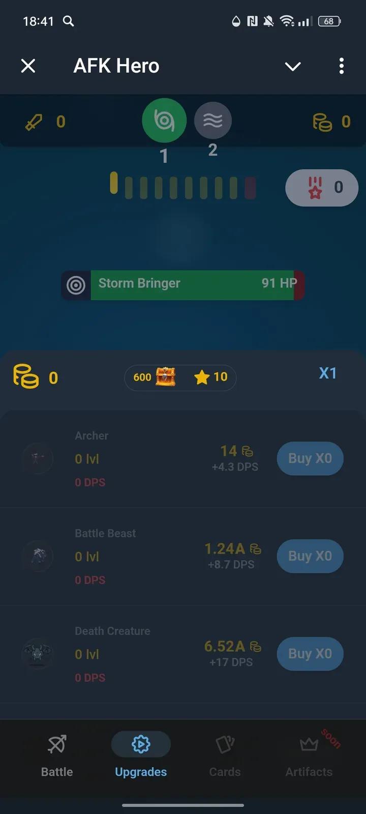 AFK Hero Telegram Screenshot 2