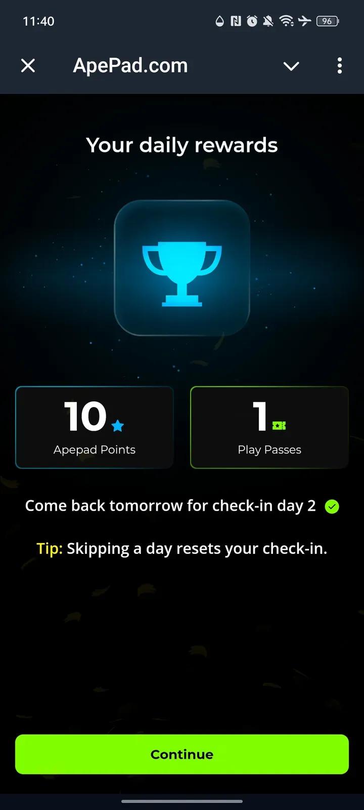 ApePad.com Telegram Screenshot 1