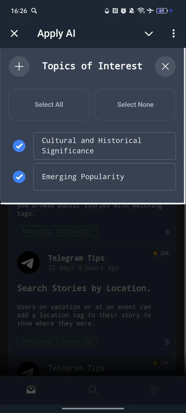Apply AI Telegram Screenshot 4