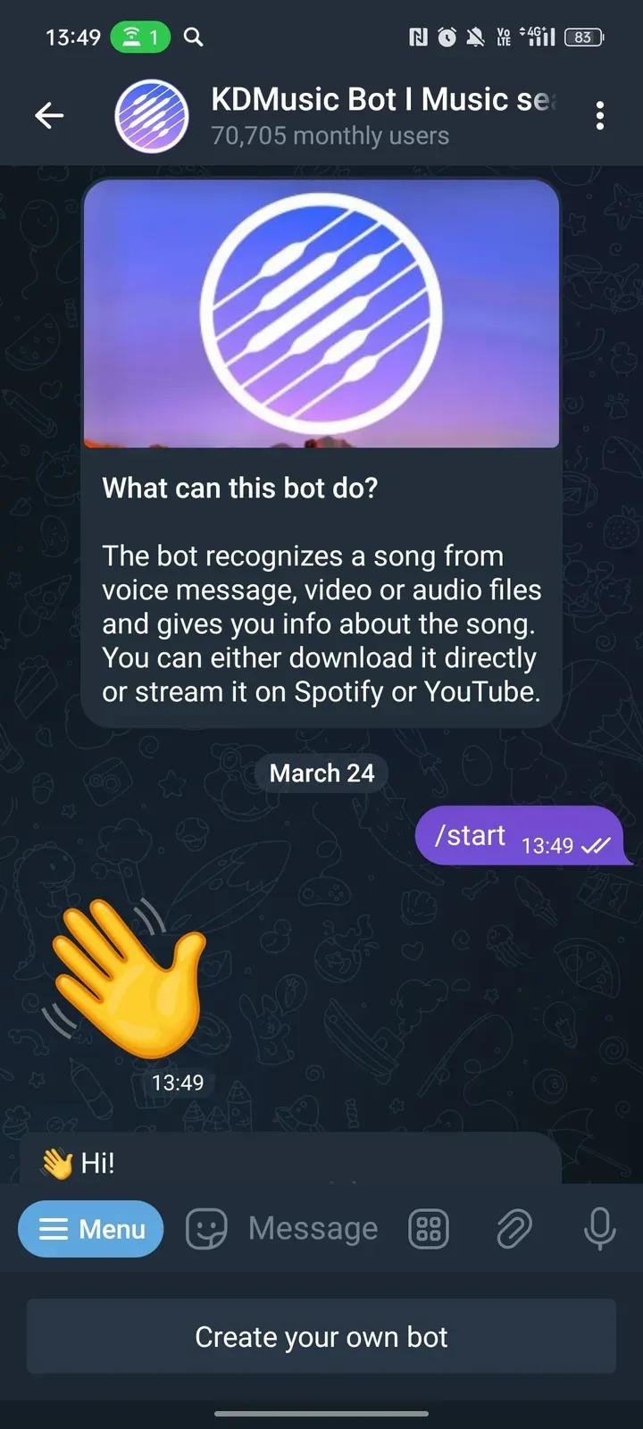 KDMusic Bot I Music search 1
