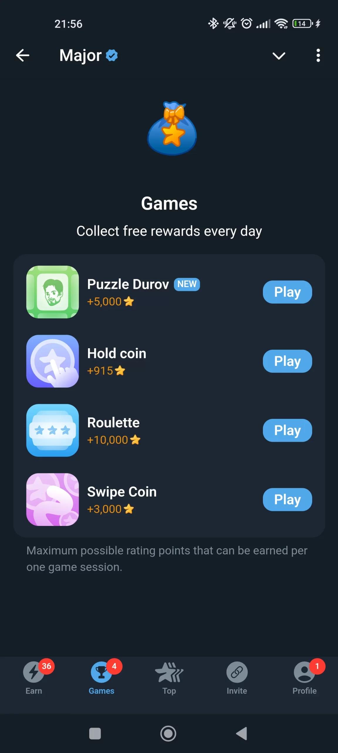 Major Telegram Screenshot 2