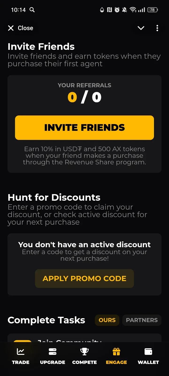 Agent X Telegram Screenshot 4
