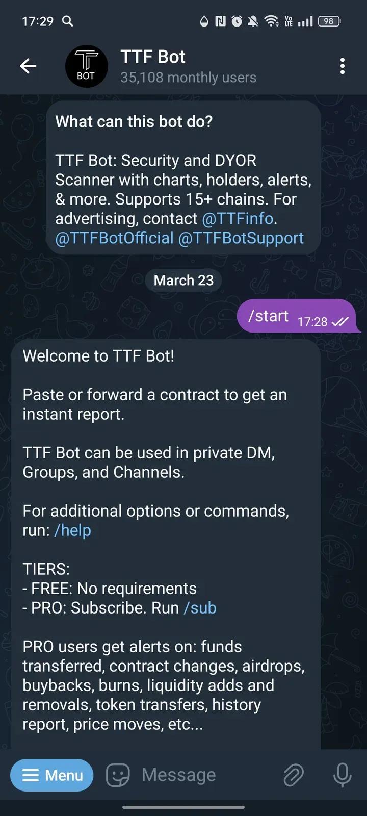TTF Bot 1