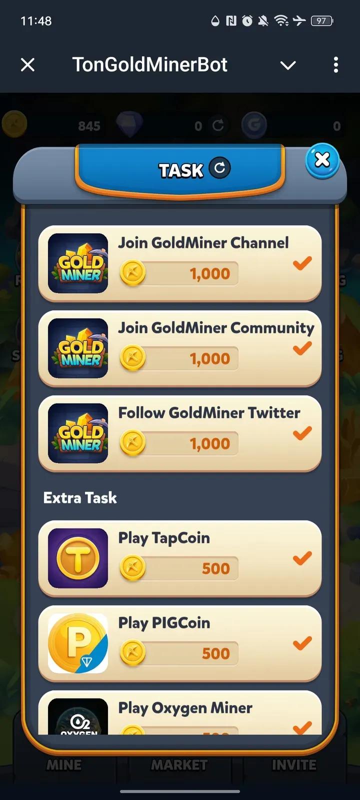 TonGoldMinerBot 5