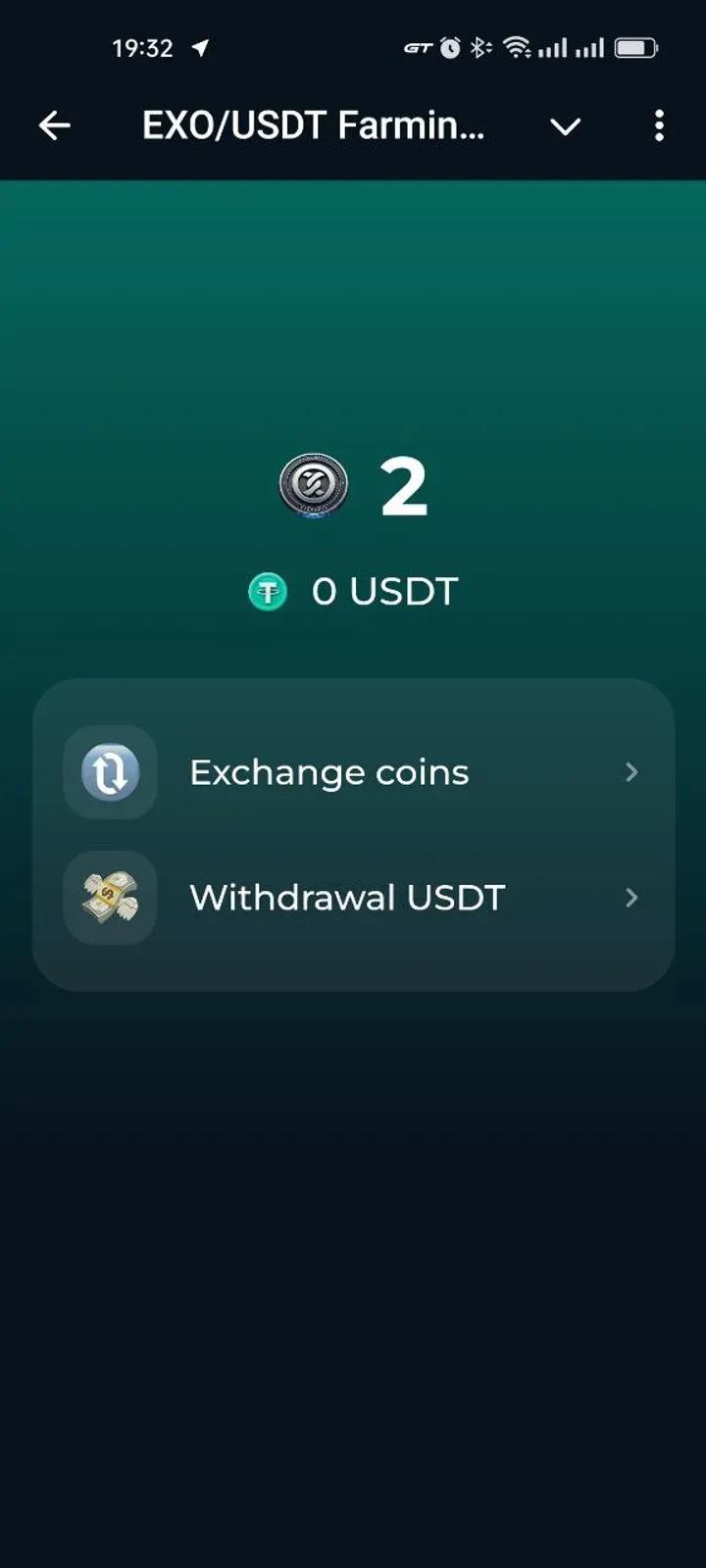 EXO/USDT Farming Bot APP 3