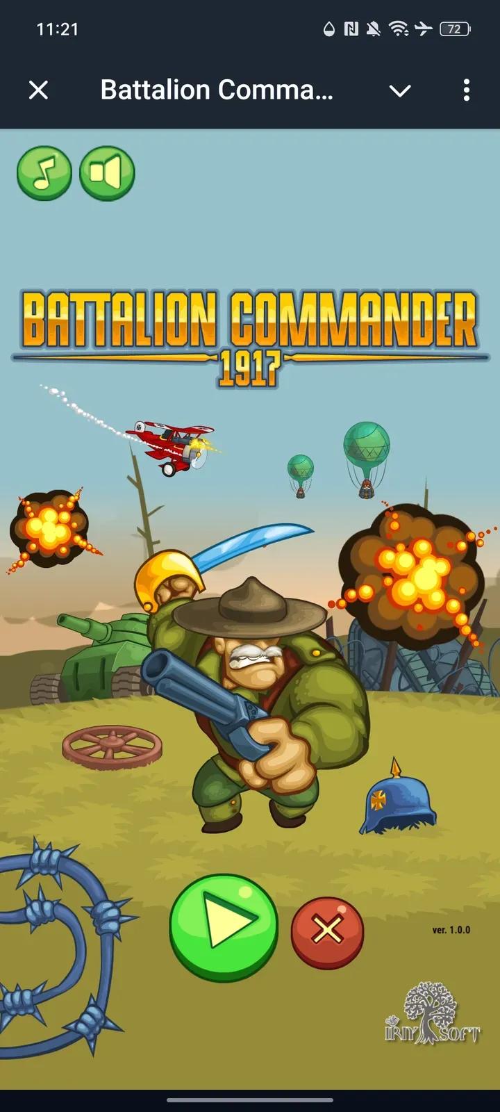Battalion Commander Game Telegram Screenshot 1