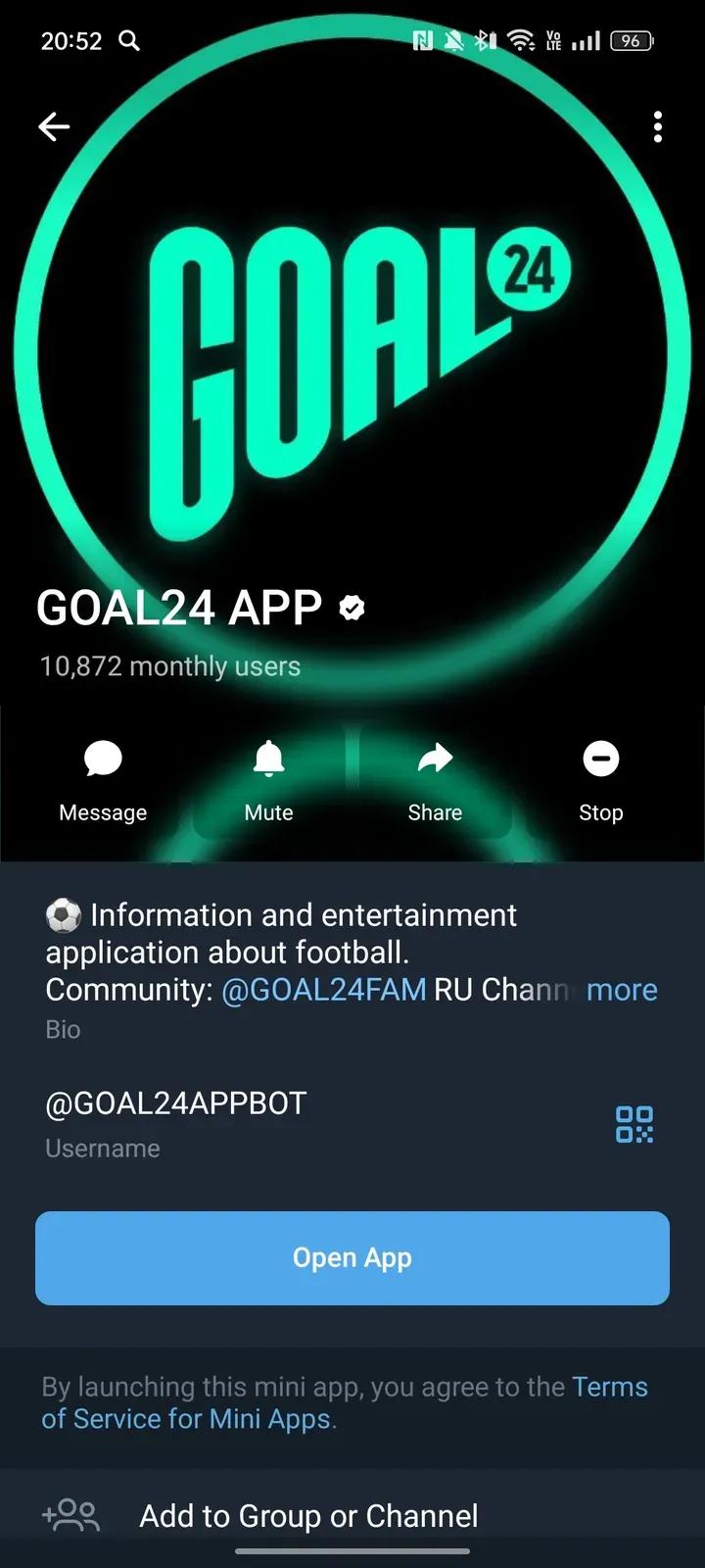 GOAL24 APP ✔ Captura 4