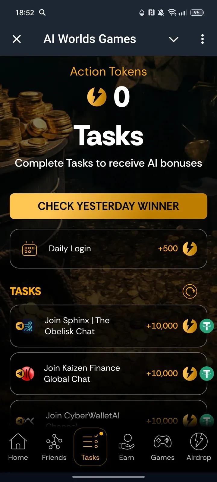 AI Worlds Games Telegram Screenshot 3