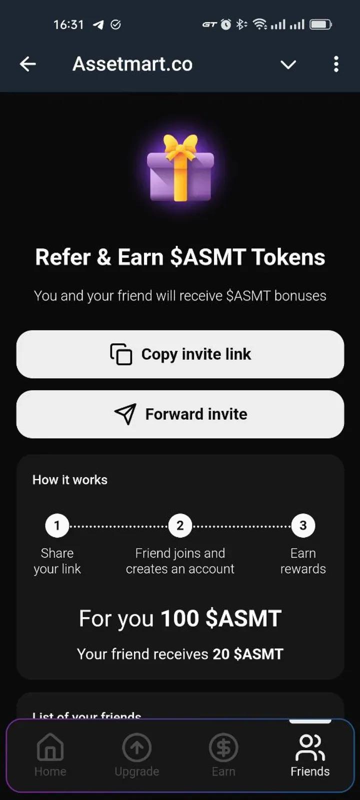 Assetmart Telegram Screenshot 2