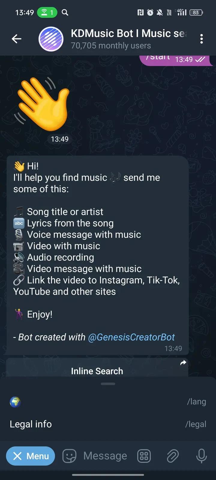 KDMusic Bot I Music search 3