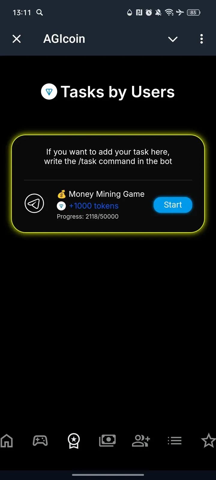 AGIcoin Telegram Screenshot 3