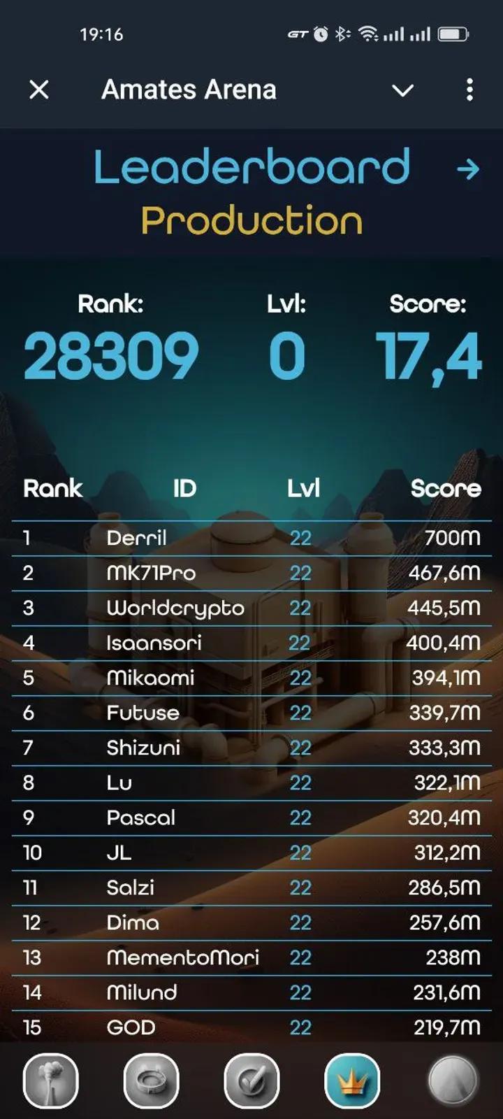 Amates Arena Telegram Screenshot 4