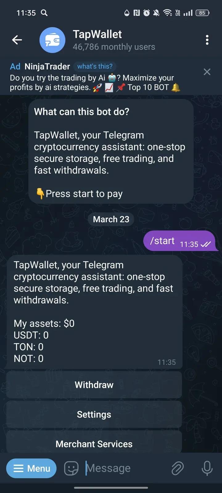 TapWallet 1