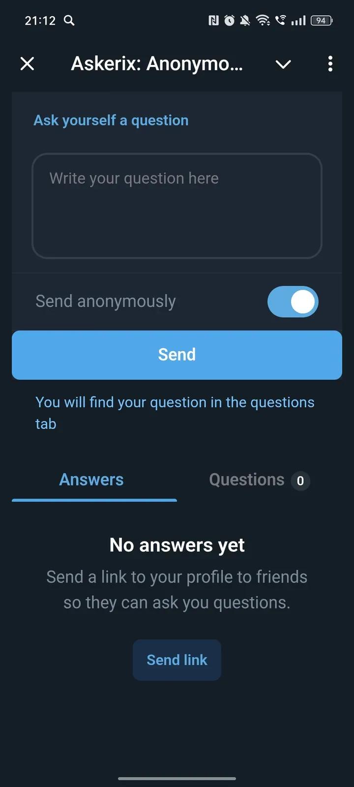 Askerix Telegram Screenshot 1