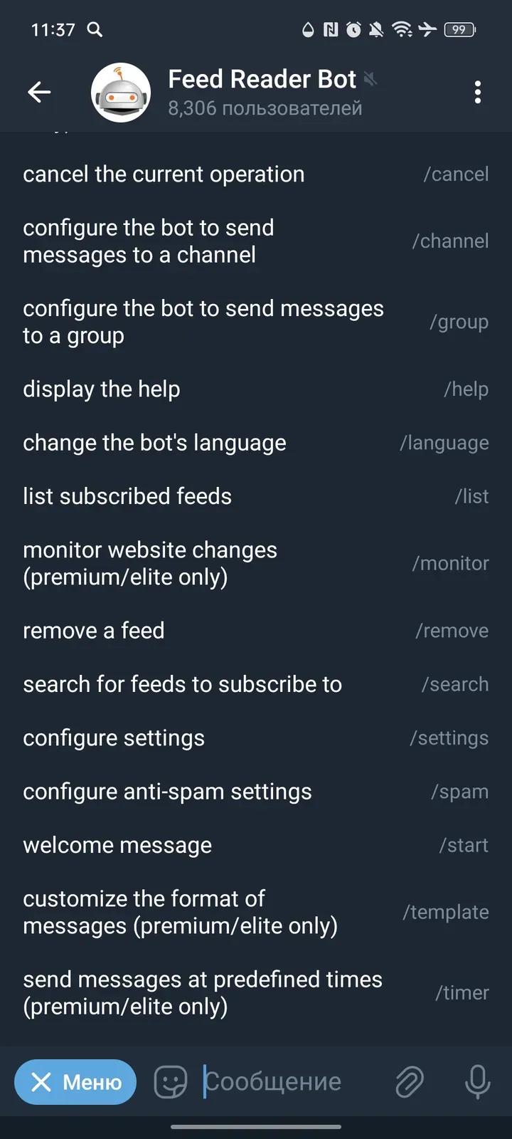 Feed Reader Bot 3