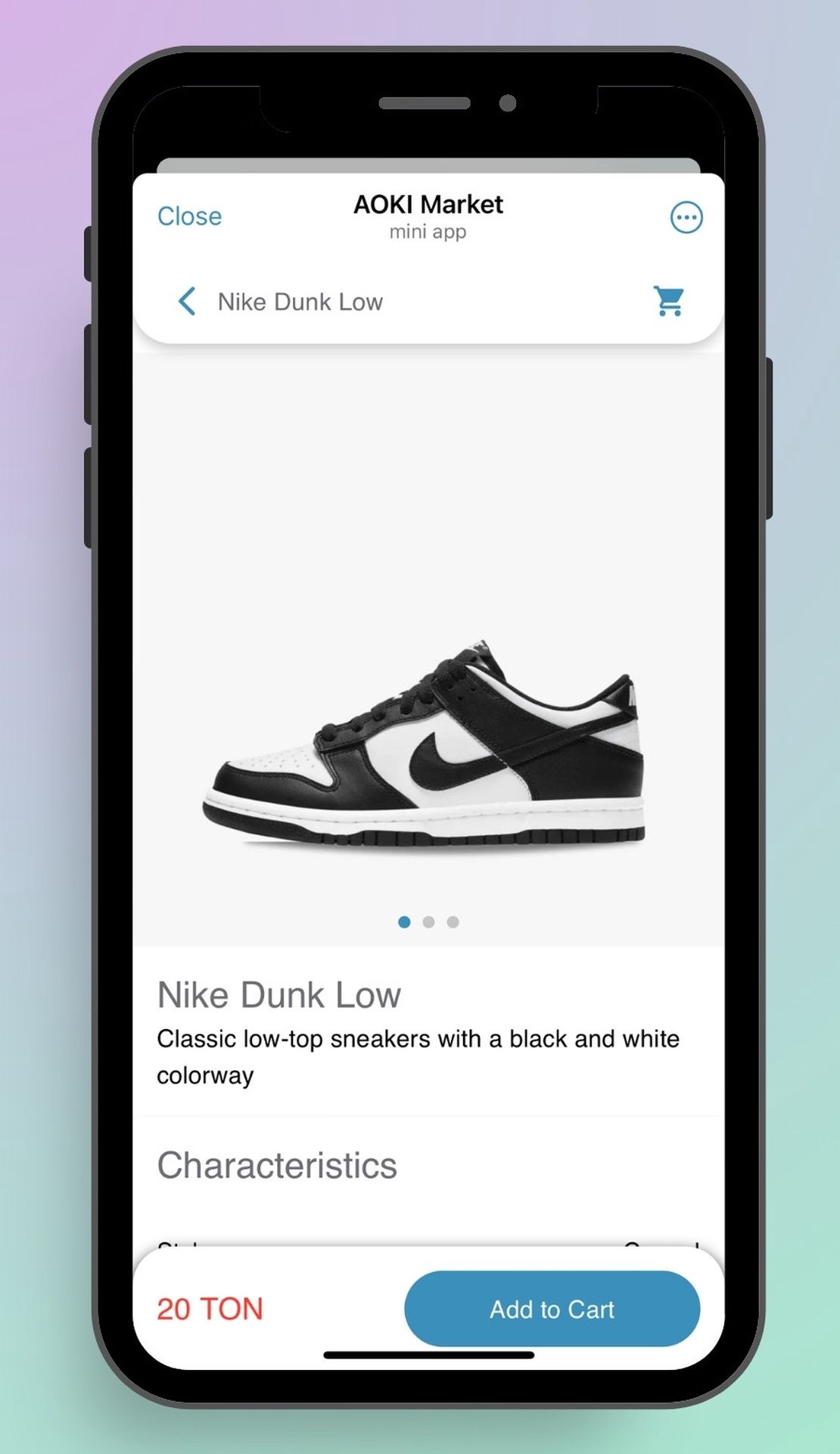 AOKI Seller Telegram Screenshot 4