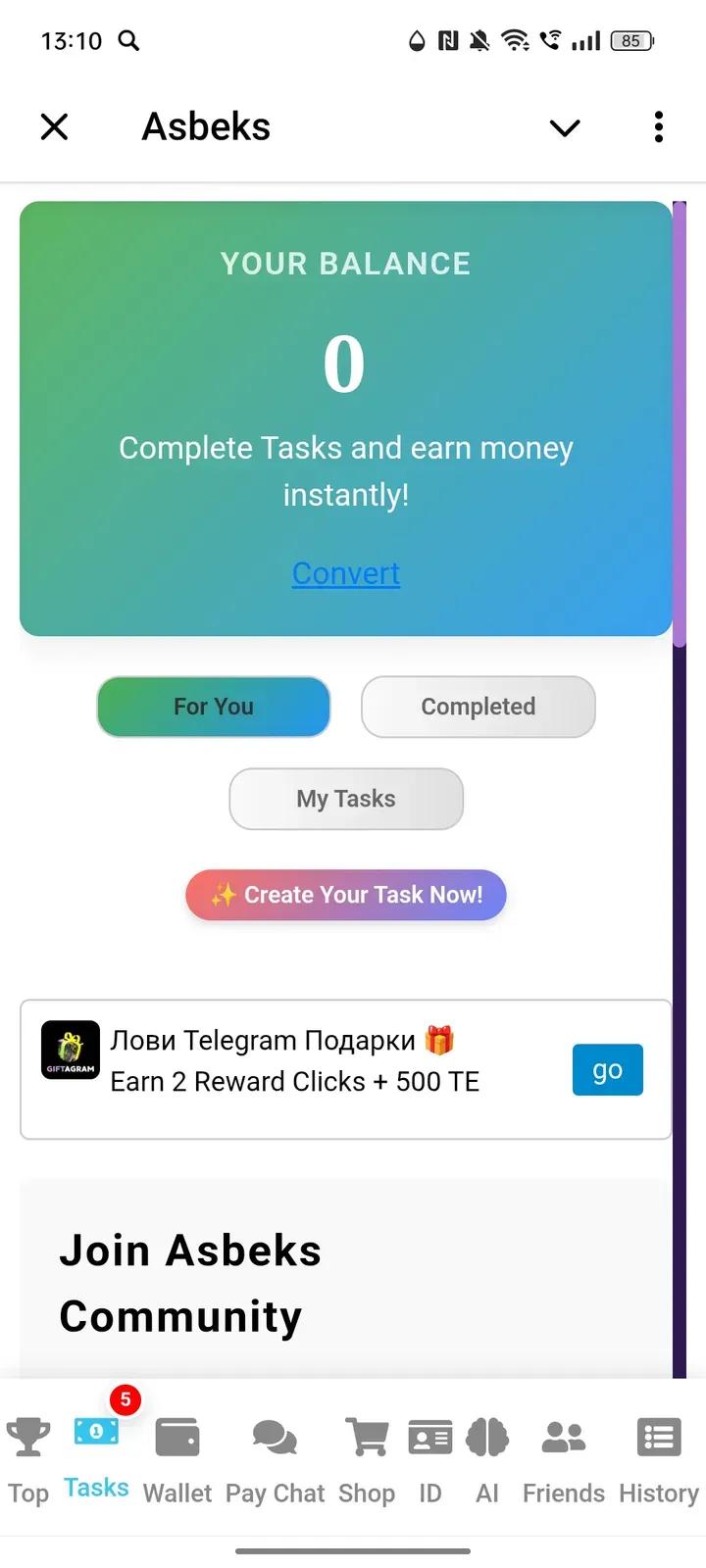 Asbeks Telegram Screenshot 2
