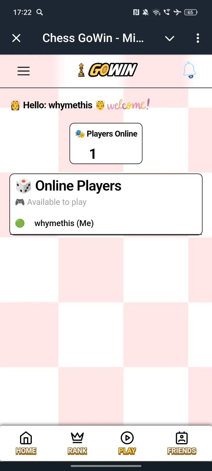 Chess GoWin — Mine $GOW 4