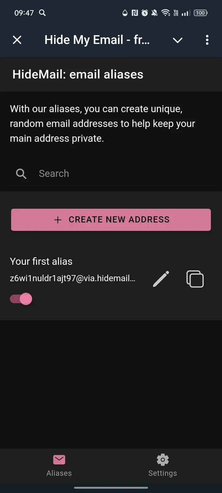 Hide My Email — free email aliases forever 1