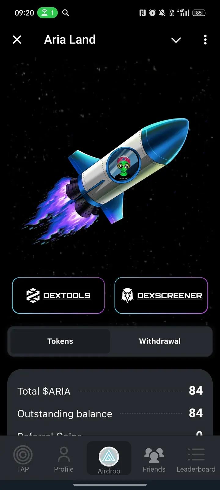 Aria Land Telegram Screenshot 2