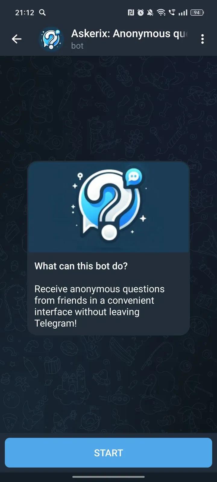 Askerix Telegram Screenshot 3