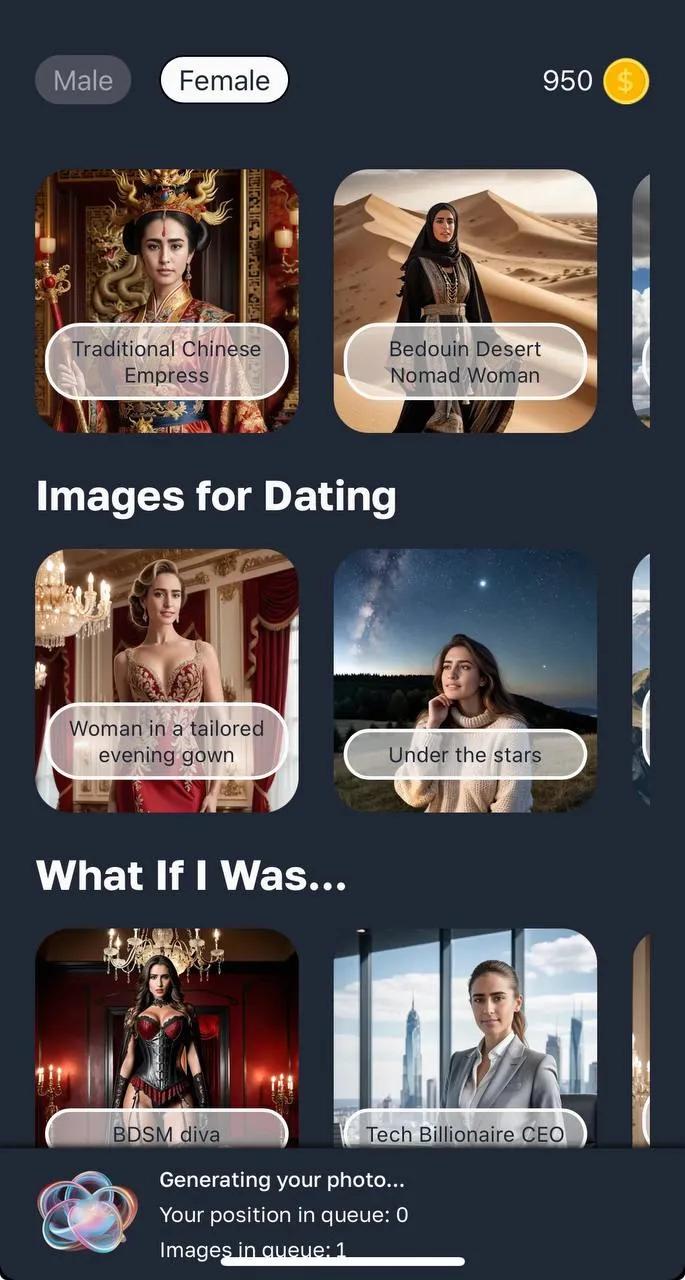AI Photo App Telegram Screenshot 2