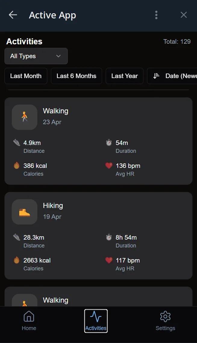 Active App Telegram Screenshot 1