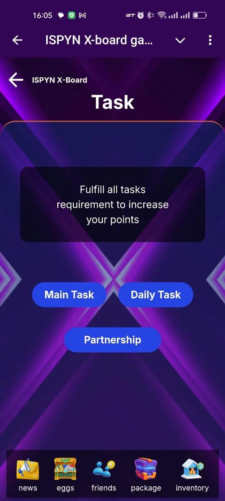 ISPYN X-board game 3