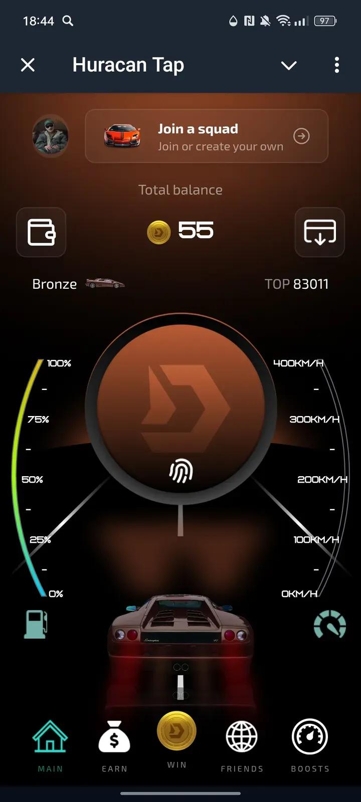 Huracan Tap 1