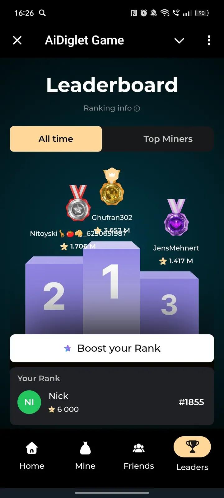 AiDiglet Game Telegram Screenshot 4
