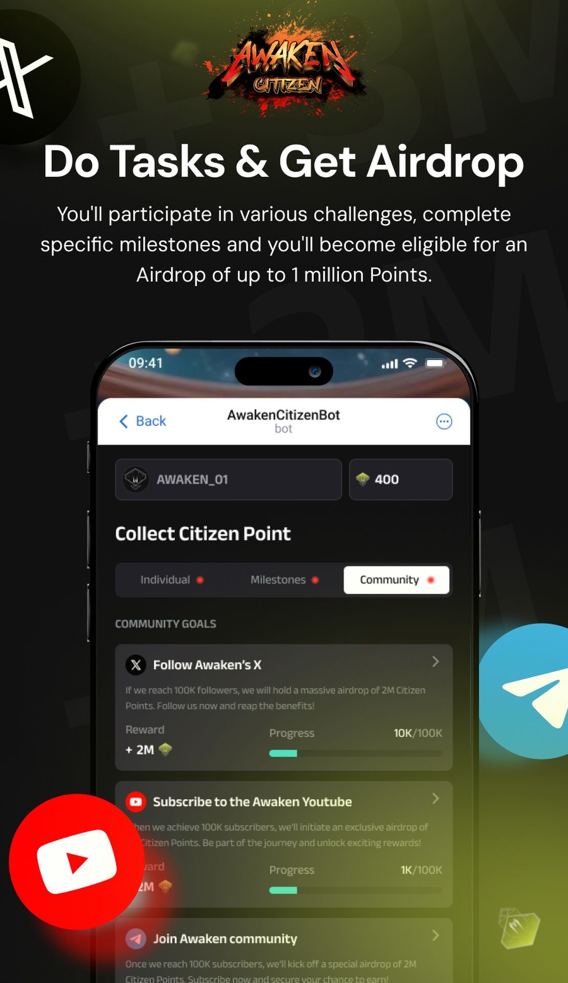 Awaken Citizen Telegram Screenshot 3