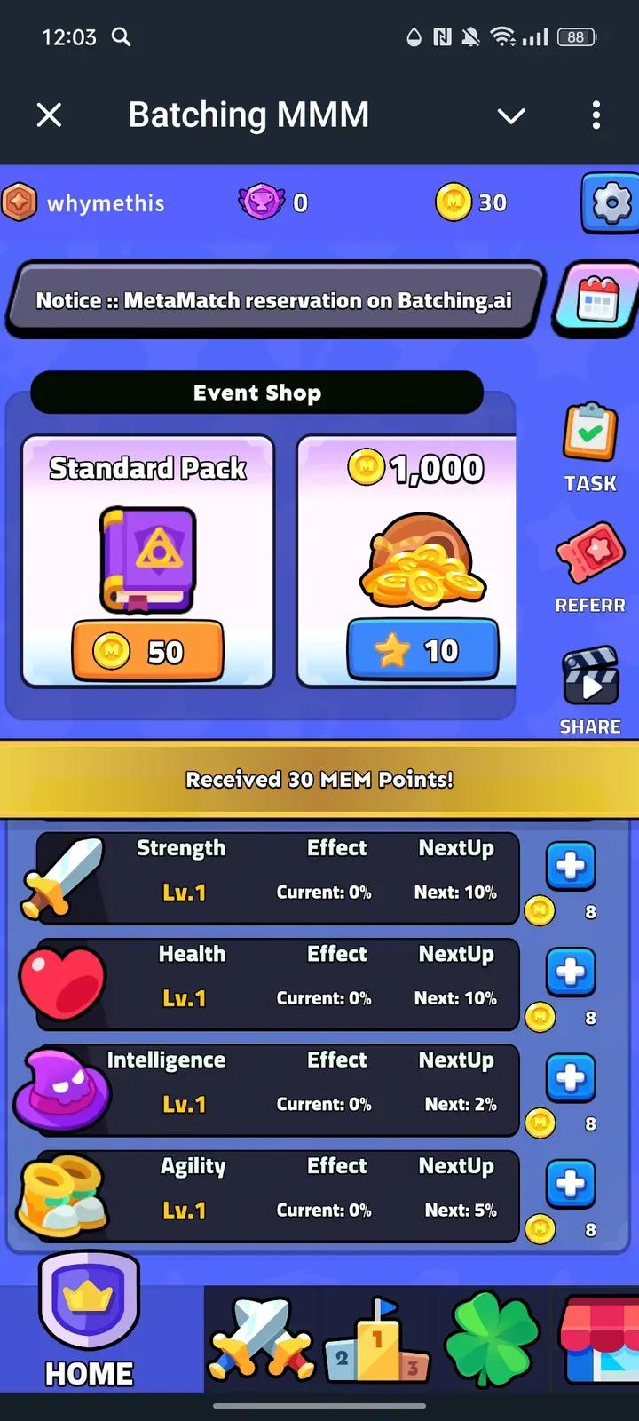 MetaMatch Mini Telegram Screenshot 1