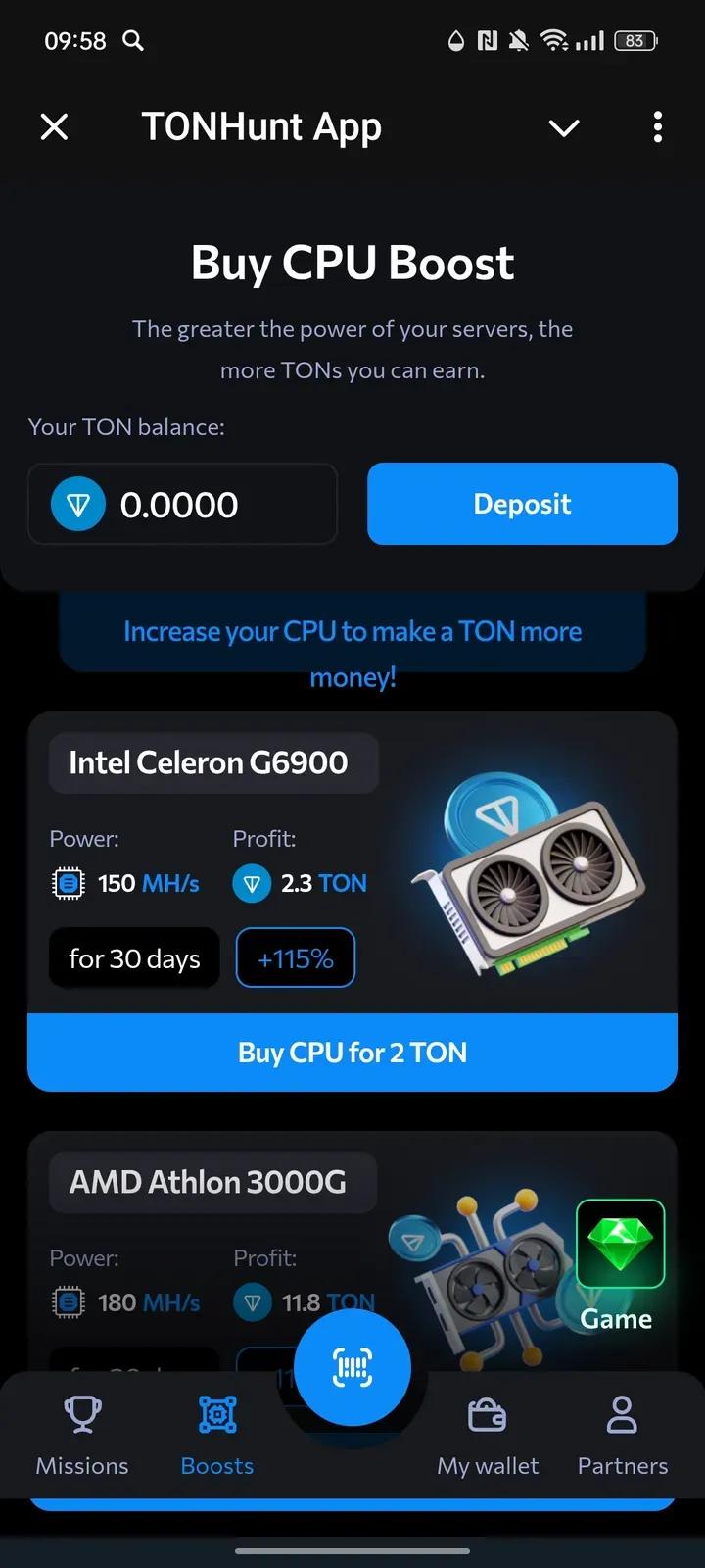 TONHunt App 2