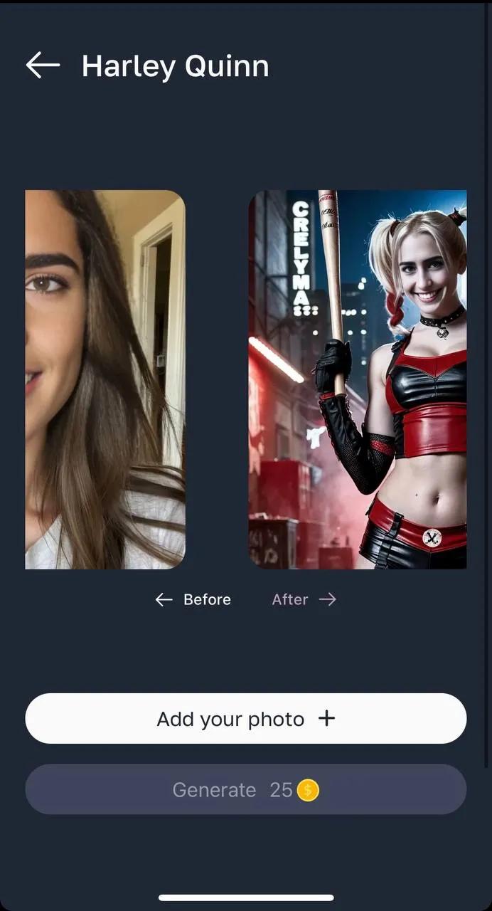 AI Photo App Telegram Screenshot 3
