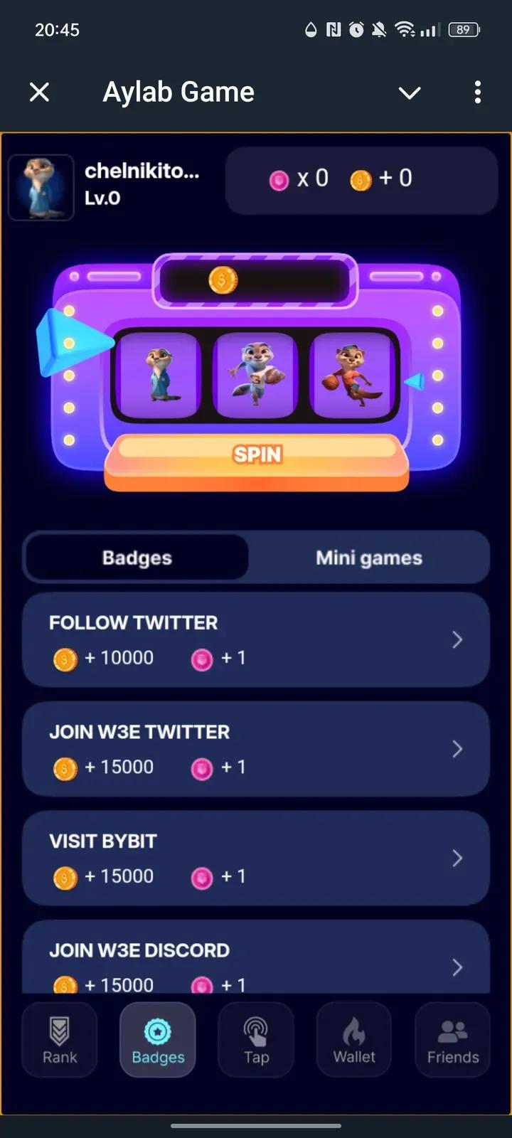 Aylab Game Telegram Screenshot 2