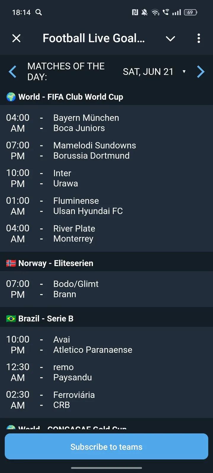 Football Live Goals Bot 3