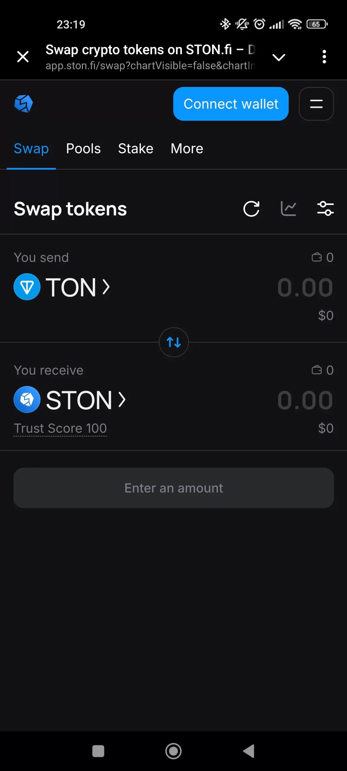 STON.fi Транзакции