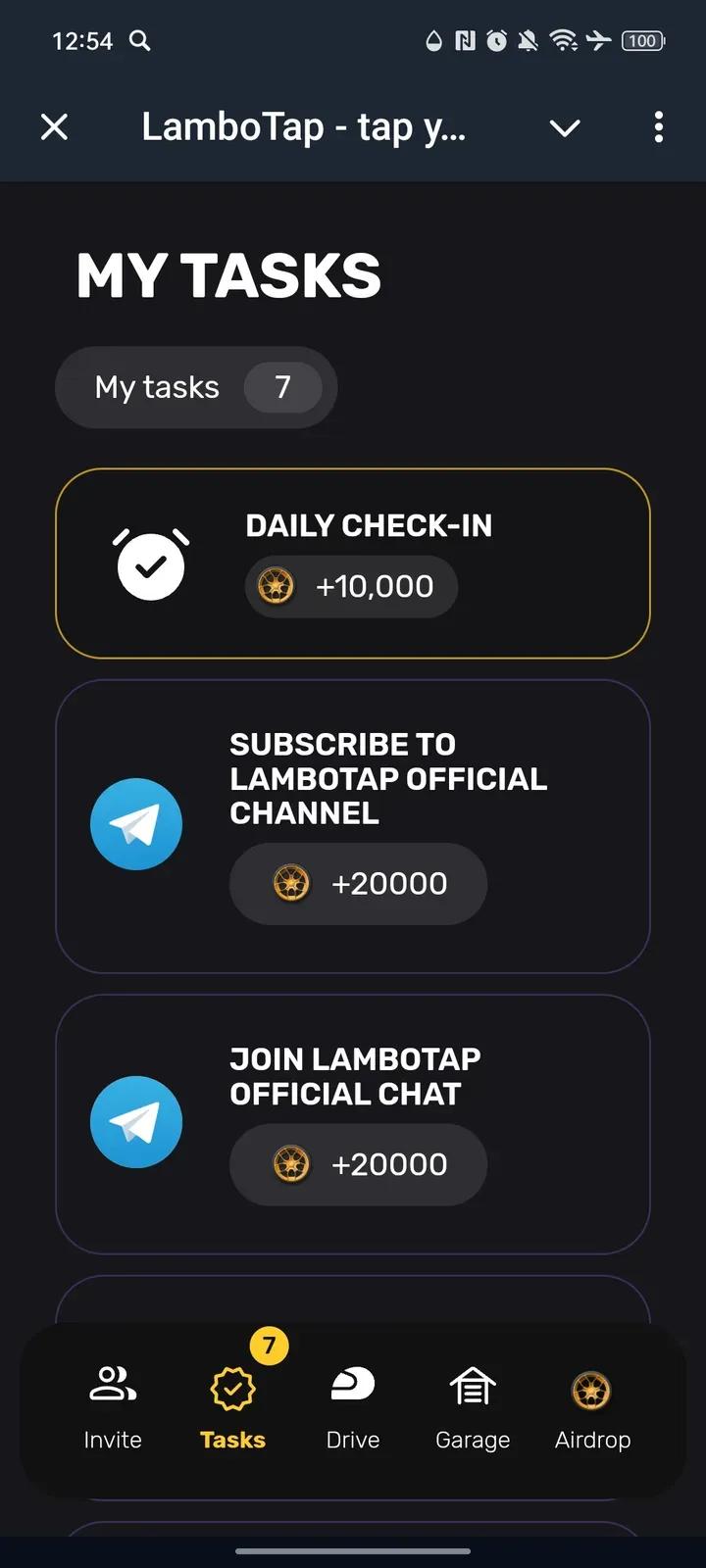 LamboTap — tap your way to a LAMBO 🏎 2
