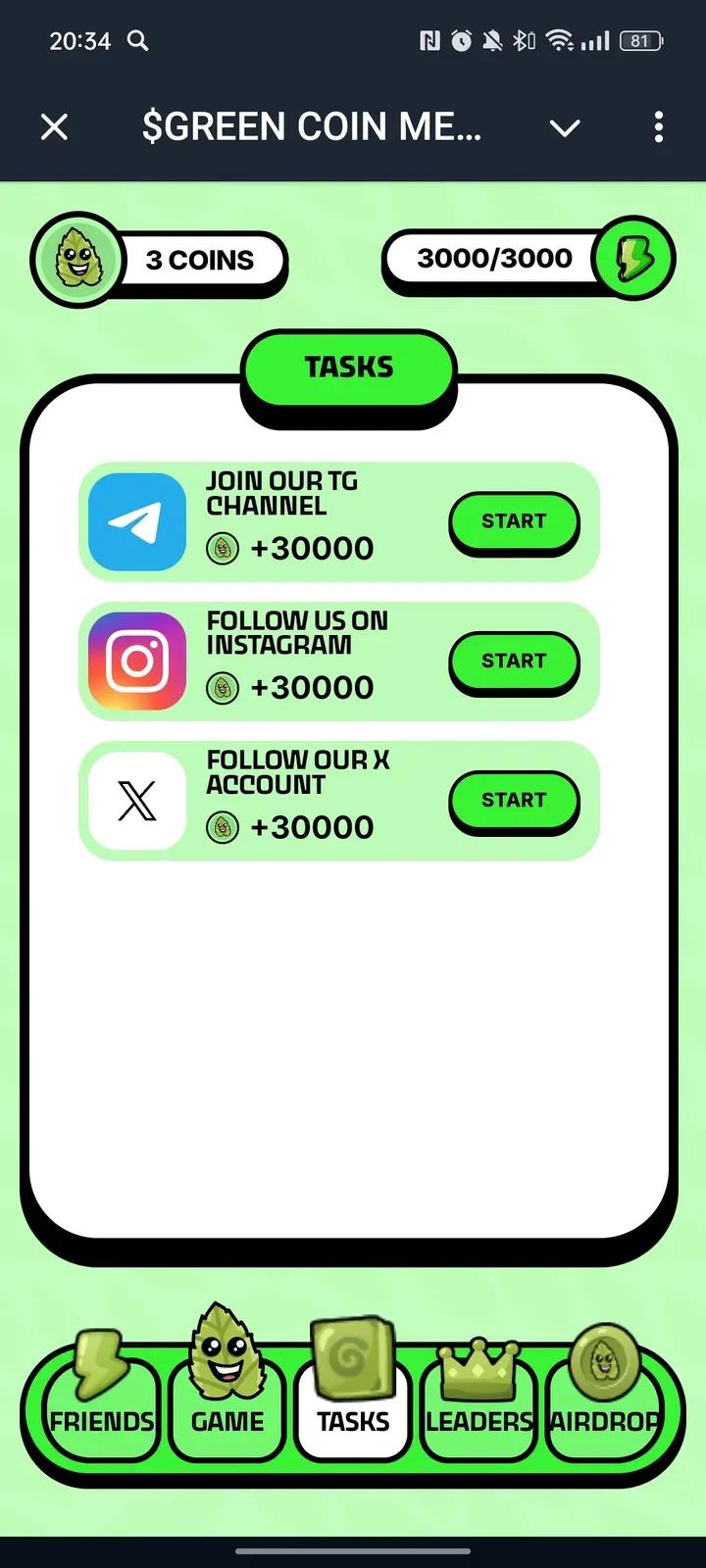 $GREEN COIN MEME | SOL 2