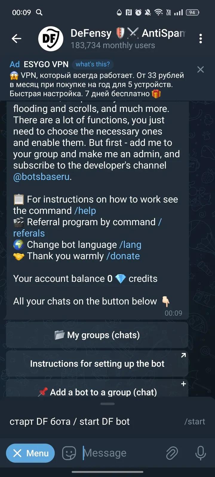 DeFensy 🛡⚔️ AntiSpamBot 3