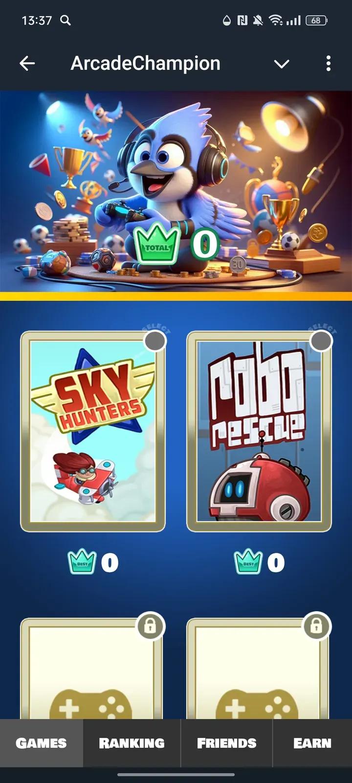 ArcadeChampion Telegram Screenshot 2